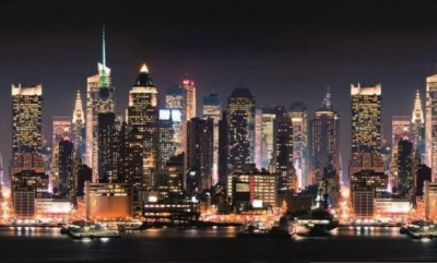 Кухонный фартук Light 0,8мм "Город" 600*3000мм [45]