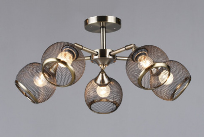 6386/5 AB+BK D600*H265мм Е27 Светильник потолочный (4)