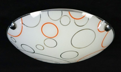 Светильник 117JJ ДЮНА (таблетка) Е27 2 патрона (10)