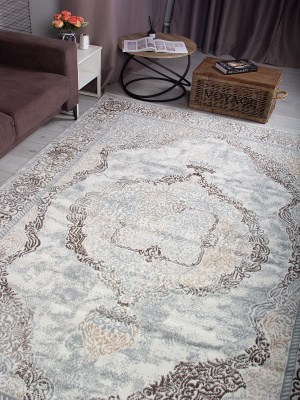 Ковер NESTA 1,0*2,0 прямой 26491A - BEJ / TOZ GRI