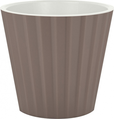Горшок для цветов InGreen Sand D190мм, 3,3л c дренажной вставкой, французский платан IG640110105 (9)