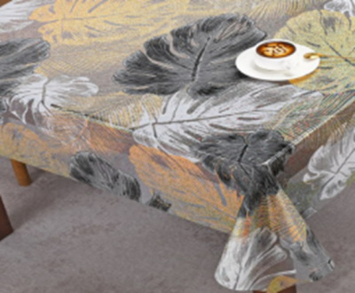 8985AT Клеенка PRESTIGE прозрачная с лазерной печатью 1,37*20м (20) 