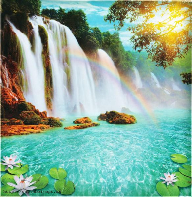 Фотообои Радужные водопады №73 (6л) 196*201
