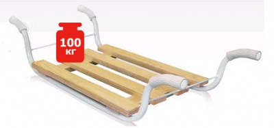 Сиденье для ванны ЭКОНОМ (метал. каркас, четырехреечное сиденье) (1/5) СВ1