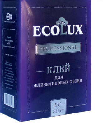 Клей обойный ECOLUX professional флизелиновый 250гр. (20)