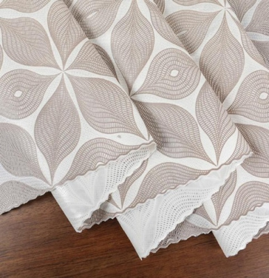 002BG Клеенка Merletti ажурная без основы (1,4*20м) беж.