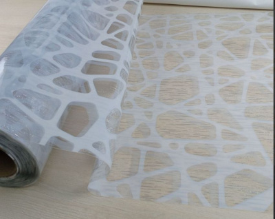 1137B Клеенка LASER 1,0м*20м (прозрачный фон) (толщина 0,6мм) (20)