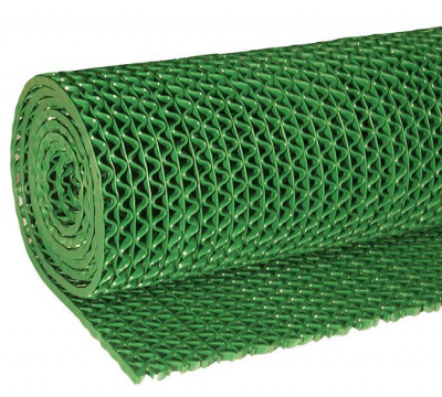 Противоскользящая дорожка ПВХ S-mat Zig-Zag 0,9м*15м*5,0мм (зеленый) (15)