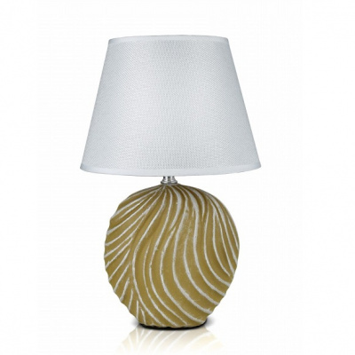 8519HS-B I.brown+white shade H=35cм Лампа настольная (1)