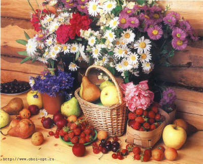 Фотообои Летний натюрморт №36 (2л) 134*98