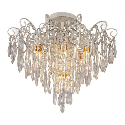 52023/10WT WT Е14 Светильник потолочный с хрусталем (1)