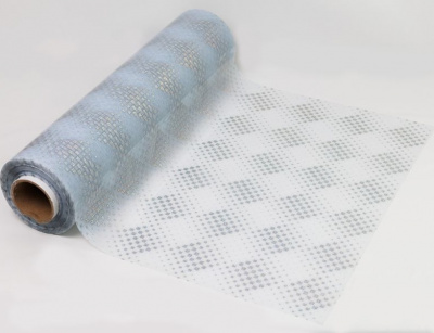 6110 Клеенка LASER 0,6м*20м (прозрачный фон) (толщина 0,6мм) (20)