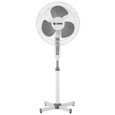 Вентилятор напольный DELTA DL-020N 45W белый с серым (4)
