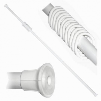 Карниз для ванной  (115-205) (120-210) белый 001 (1/30)