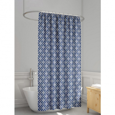 Штора для ванны Delly полиэстер 170*180см (12 колец) XQ-118