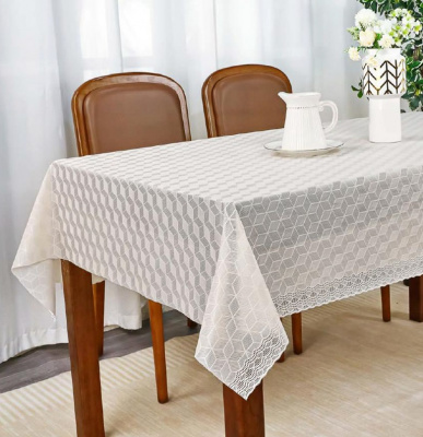 637WH Клеенка Merletti ажурная без основы (1,4*20м) белый.