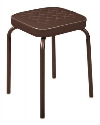 Табурет "HAUSHALT" мягкое квадратное сиденье (коричневый) НТ3/BR (1/10) 