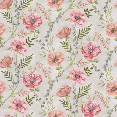 1727-01 Клеенка Florista на тканой основе 1,4*20м 
