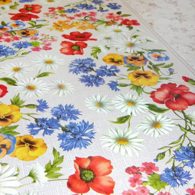 515/0 (ХП-ткань) Клеенка КОЛОРИТ 1,26-1,30*25м (25)