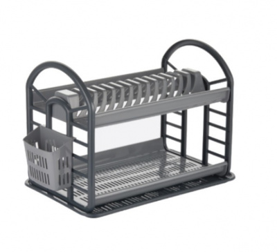 Сушка для посуды DDStyle АНТИК 07202 антрацит серый (12) Сушка для посуды DDStyle АНТИК 07202 антрацит серый (12)