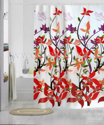 Штора для ванны ПВХ AQUA-PRIME AQP.07.004D1 180х180см (Тайвань)