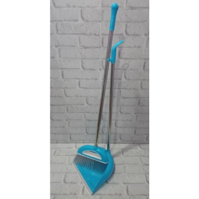 Совок+щетка "Ленивка" HD-5812 хром (1/24) Zalel