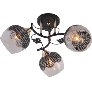 1638B/3 BK+FGD 3х60W E27 d500 h250 Светильник потолочный (6)