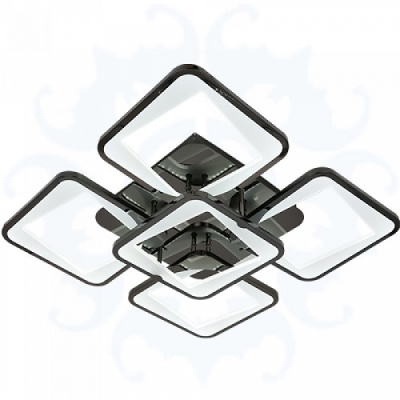 7406 (4+1) BK CHROME 110W ПДУ D380 Светильник светодиодный (1)