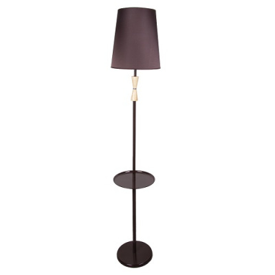 1071/1 коричневый+шоколад Е27 Торшер напольный (2) 21Век