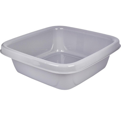 Таз квадратный Step 10 л серебряный SV3940СБ (17)