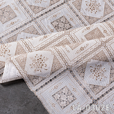 LA-0302E Клеенка Grace Лейс ажурная без основы (1,37*20м) беж