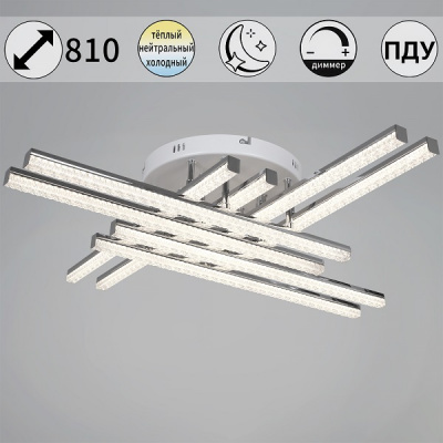 07090-0.3-08 WH+CR 144W D810 ПДУ+димм. Светильник светодиодный (1)
