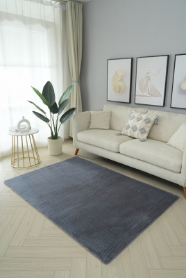 Ковер RABBIT LUXE 0,8*1,5 прямой PX2001 GRAY