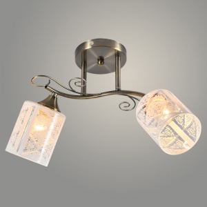 1284/2 AB 2х60W E27 d430 h240 Светильник потолочный (10)