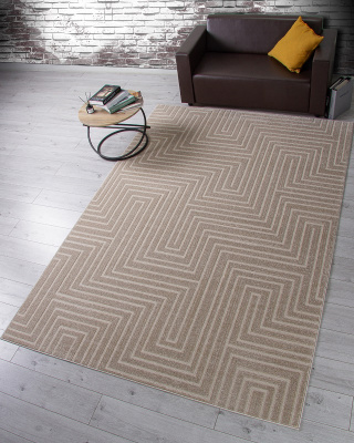 Ковер DIOS 1,6*2,3 прямой F412 LIGHT BEIGE