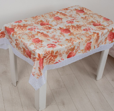 Скатерть Flannel на нетканой остнове 122*152см (10) Английские розы M8522A