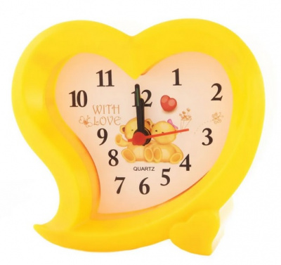 Будильник La Minor 8021-2 желтый 100x90x37мм