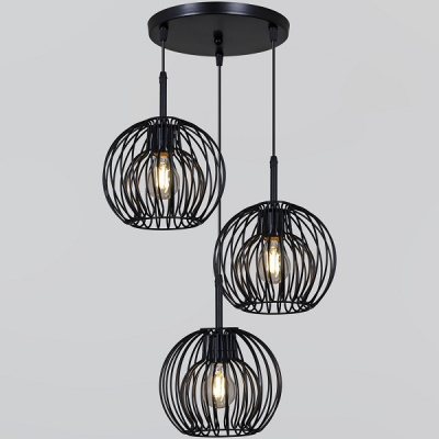 04403-0.9-03 BK E27 1х40W H900 Cветильник подвесной (1)