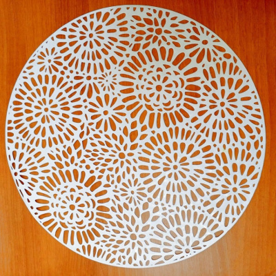 Салфетки Monica D38см Iv6A2230-white (белый) 12 шт/уп (12)