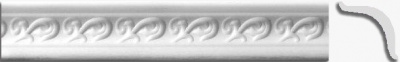 011 Потолочный плинтус "Антарес" белый 1м (50/300) 011 Потолочный плинтус "Антарес" белый 1м (50/300)