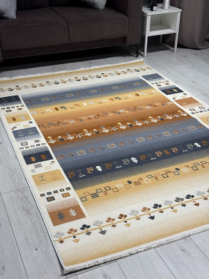 Ковер ZUMMA 0,8*1,5 прямой F595 ORANGE