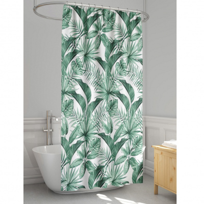 Штора для ванны Delly полиэстер 170*180см (12 колец) XQ-488