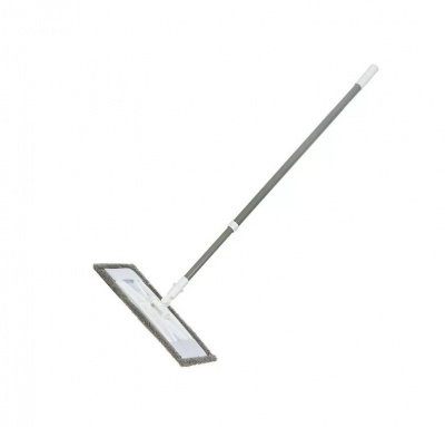 Швабра "Марья-Искусница" YS-F11B 120х38х13см микрофибра (серая) (24) (435400)