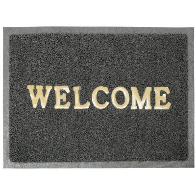 Коврик пористый WELCOME 50*80 (серый) 10мм (1/10) 