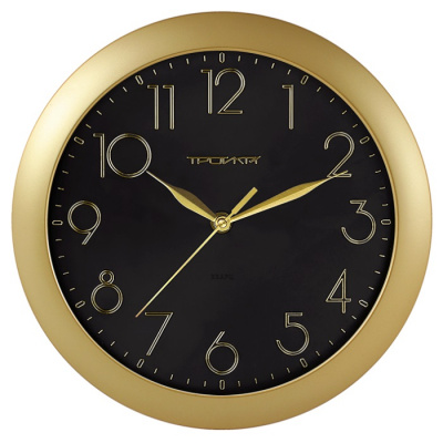 11171180 золото D290мм Часы настенные TROYKATIME