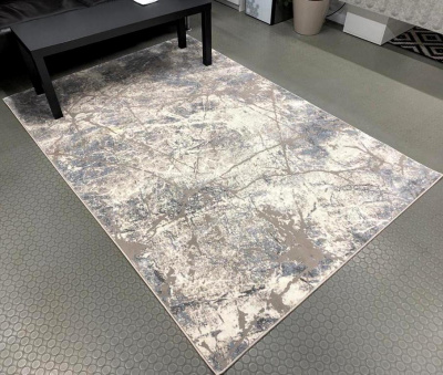 Ковер ORIENTAL 1,0*2,0 овал 3982A - CREAM - LIGHT BLUE