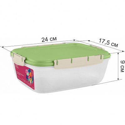 Контейнер для продуктов Sugar&Spice Barberry герметичный 1,8л фисташка SE224710050 (30)