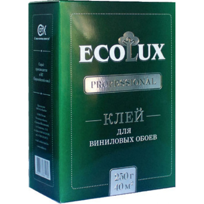 Клей обойный ECOLUX professional виниловый 250гр. (20)