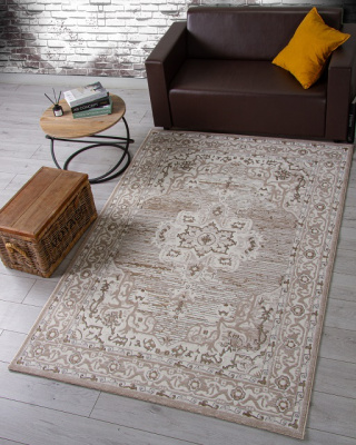 Ковер NOVA 0,8*1,5 прямой 04089A CREAM / LIGHT GRI
