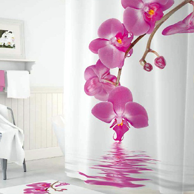 Штора для ванны Tropikhome Digital Print orchid 180х200см 